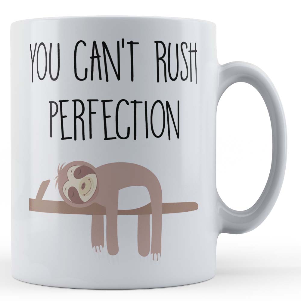 cute sloth lazy person gift mug