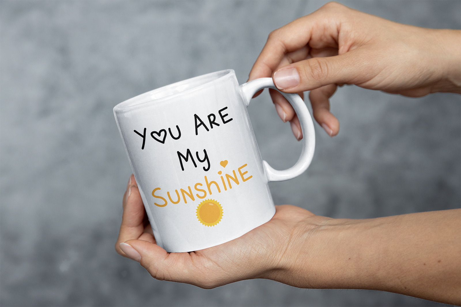 you are my sunshine, gift mug for partner, love