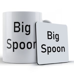 Partner, Lover, "Big Spoon" - Gift Mug & Coaster