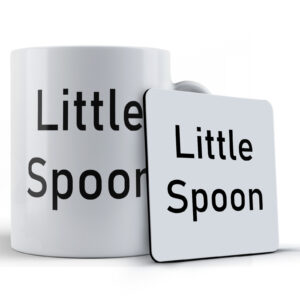 Partner, Lover, "Little Spoon" - Gift Mug & Coaster