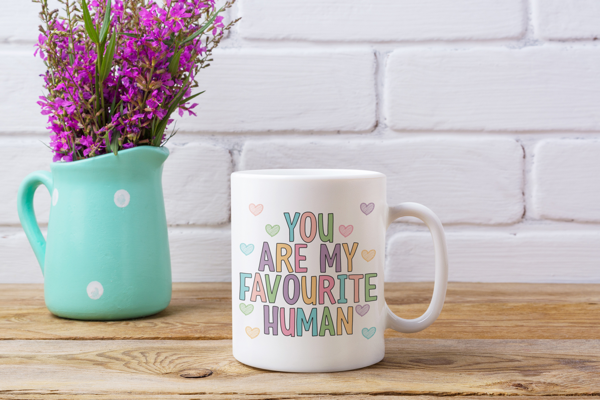 you are my favourite human gift mug for partner