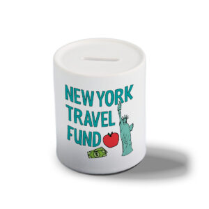 New york travel fund money box