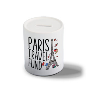 Paris travel fund money box