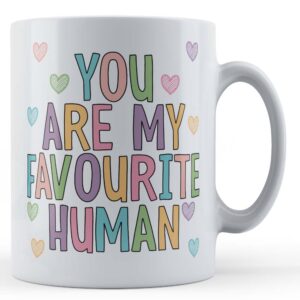 favourite human boyfriend girlfriend husband wife gift mug