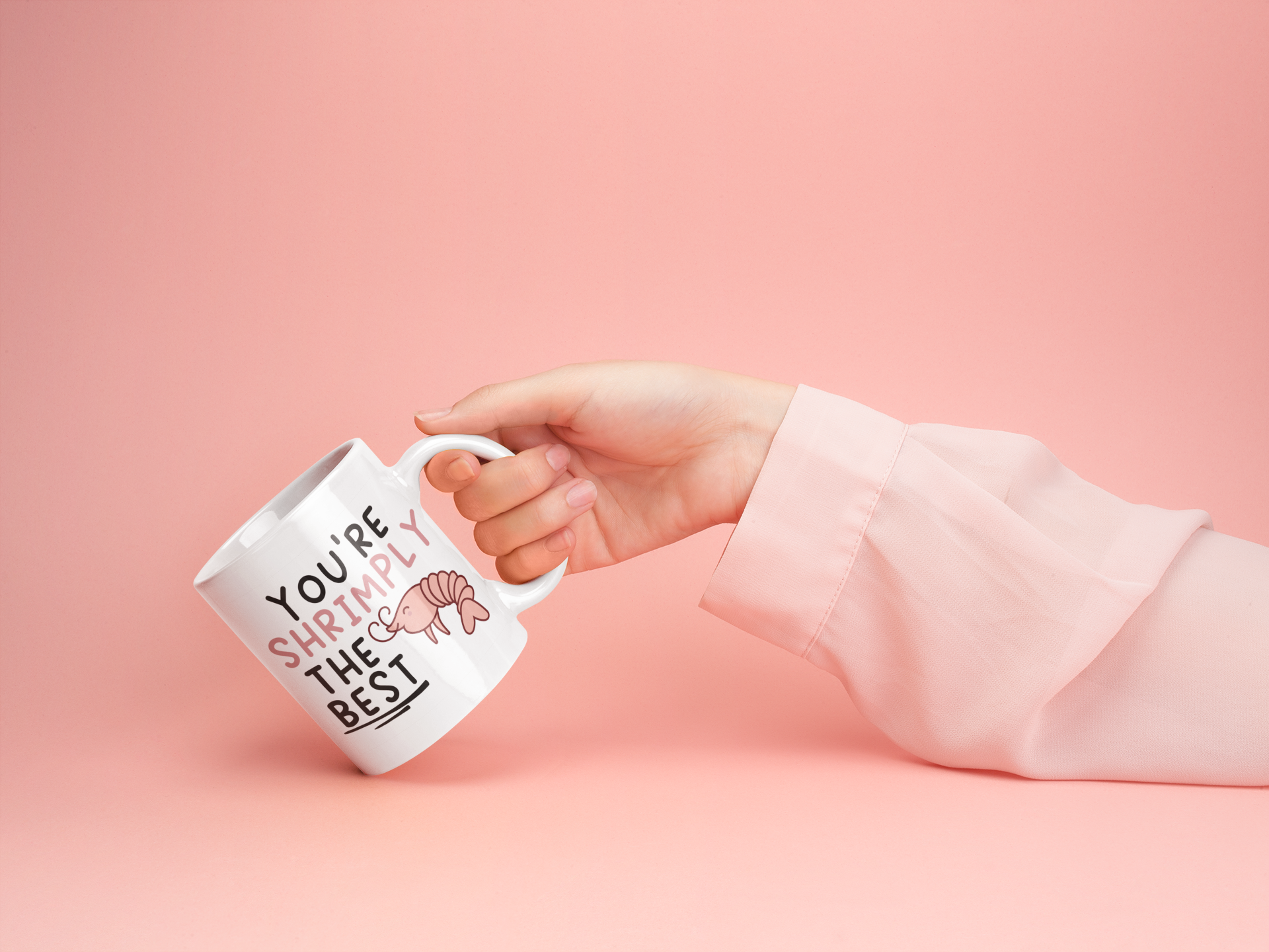 shrimply the best funny gift mug for boyfriend girlfriend