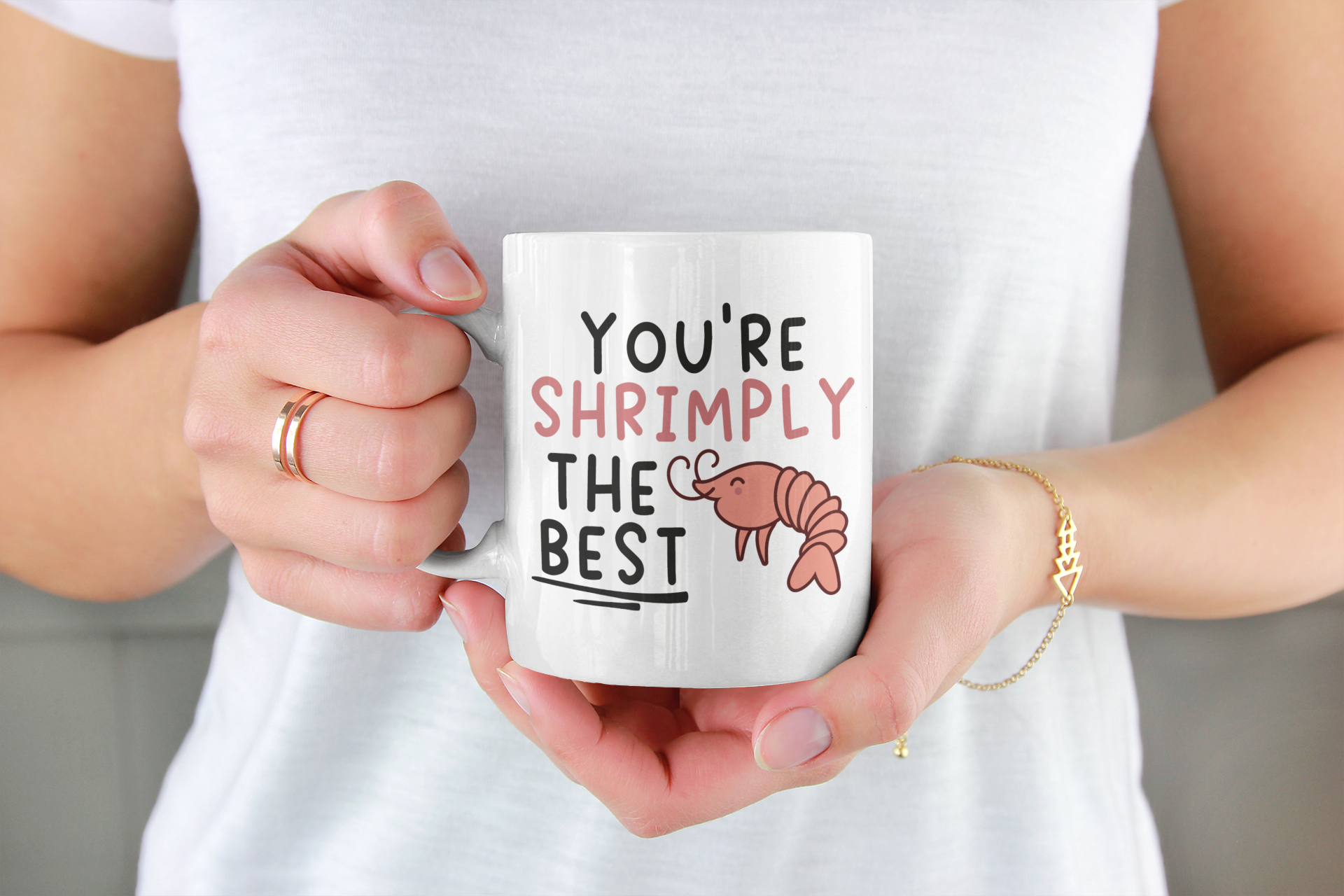 shrimply the best funny gift mug for boyfriend girlfriend